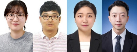 왼쪽부터 임정아 박사, 주현수 박사, 김수진 학생연구원, 정재승 학생연구원 / 사진=KIST
