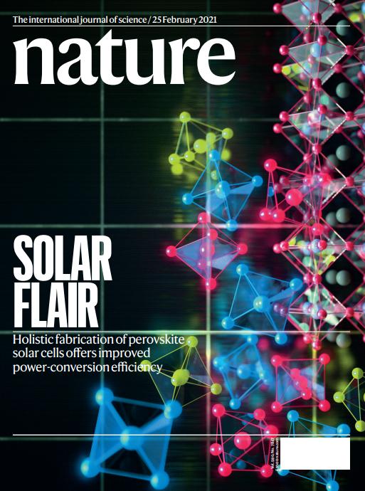 국제학술지 'Nature' 2월 25일자 표지